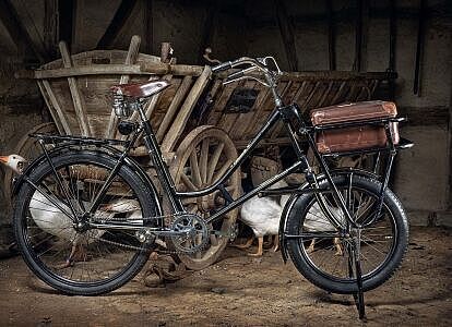 Fahrrad in Scheune