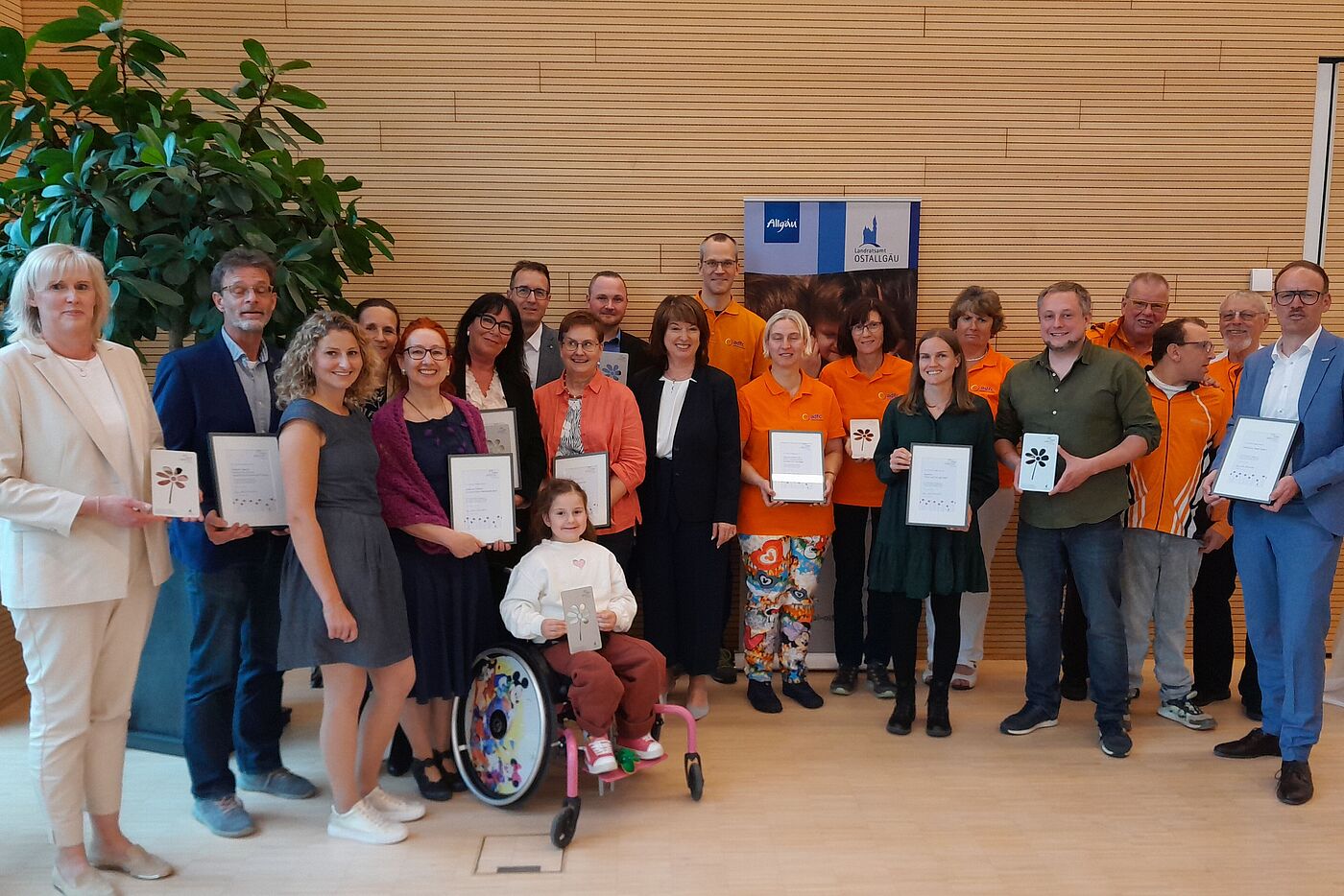 Gruppenfoto bei Verleihung