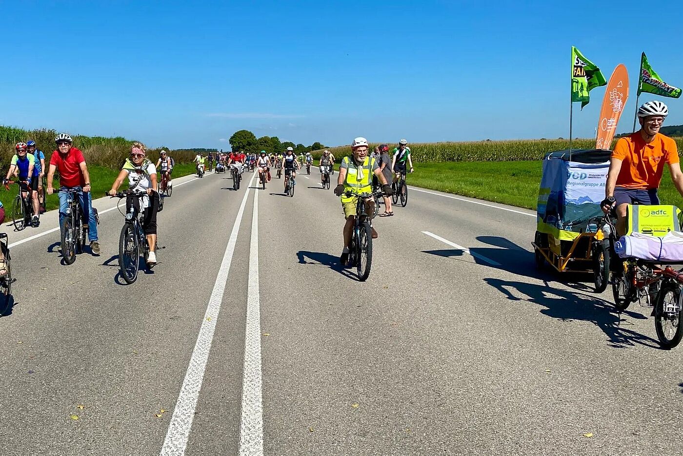 Demo auf der Straße