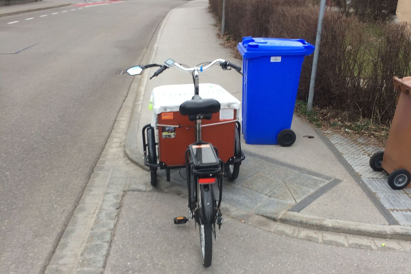 Der Weg ist zu eng fürs Lastenrad