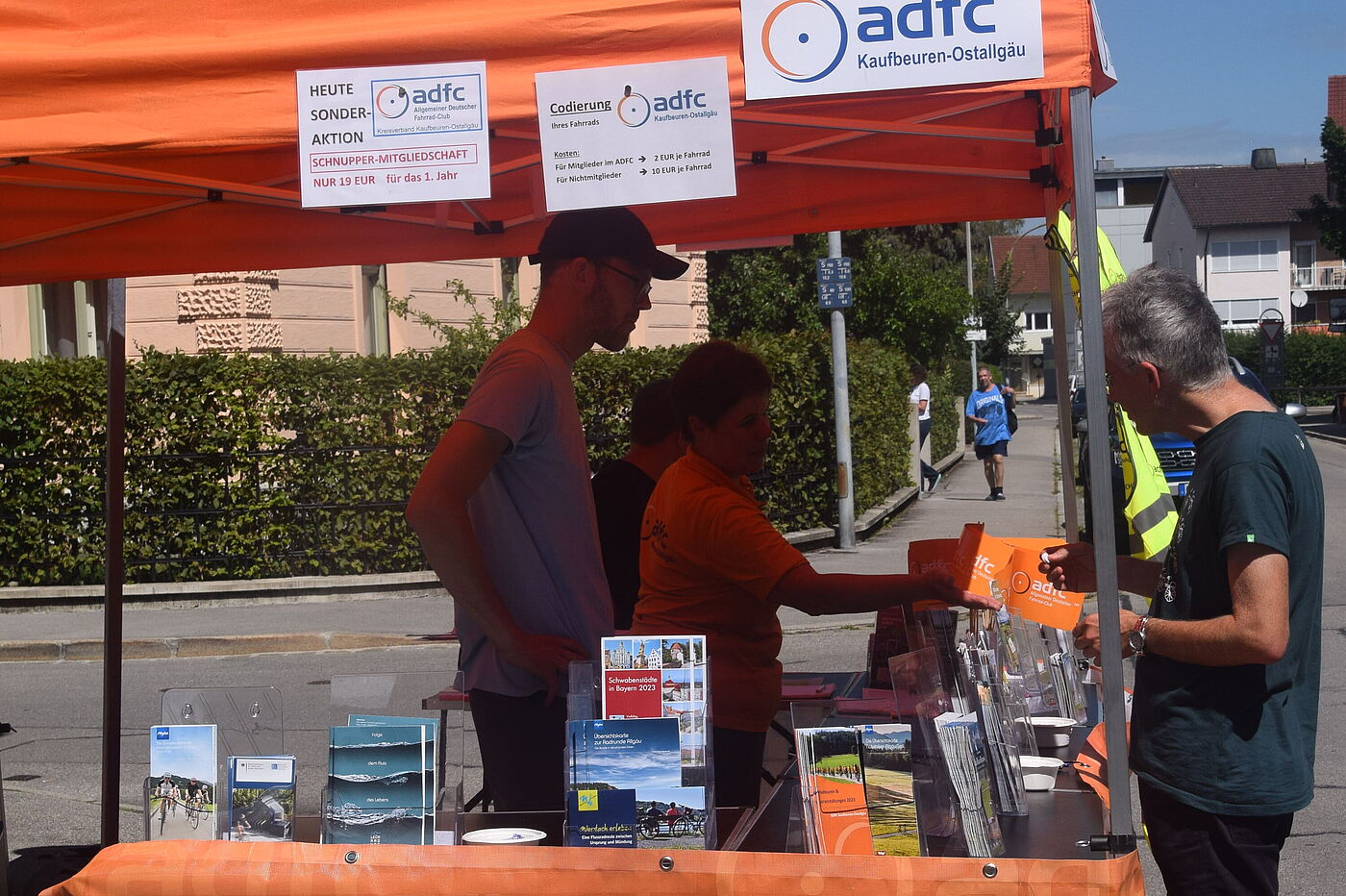 Gespräch am ADFC Stand