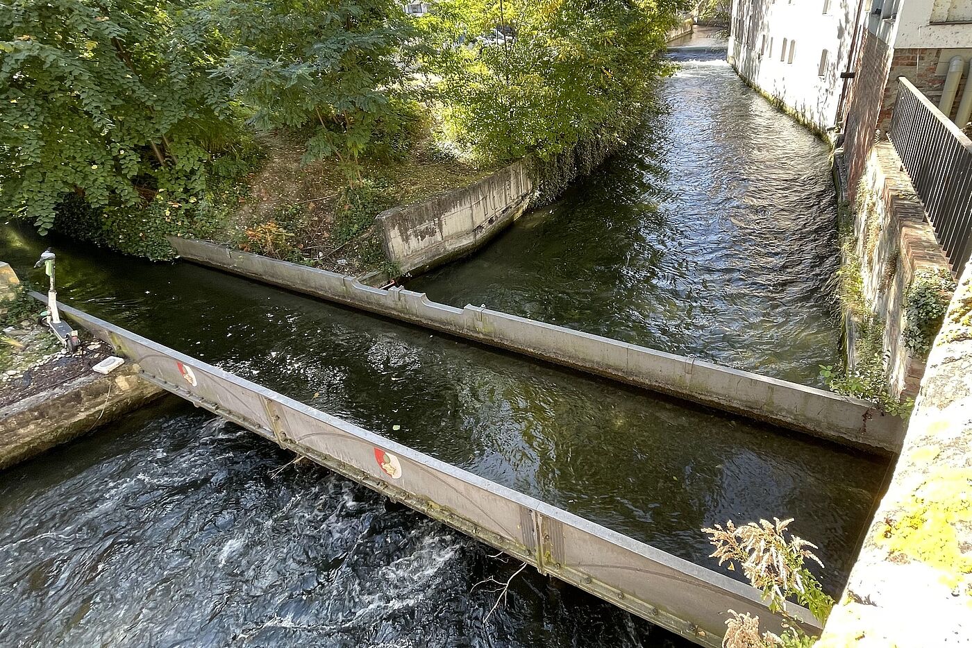 Kanalkreuzung am Lilliom