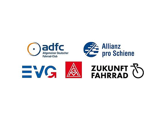 ADFC, ApS, EVG, IG Metall und Zukunft Fahrrad fordern eine Zeitenwende für die Verkehrswende.
