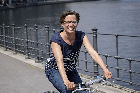 ADFC | Geschäftsführerin Anne-Kathrin Schneider am 10. Juni 2021 in Berlin
